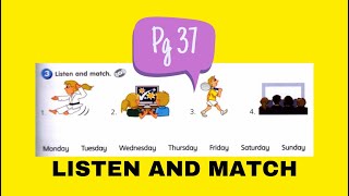 GET SMART PLUS 3  TEXTBOOK PAGE 37  ACTIVITY 3  LISTEN AND MATCH [upl. by Erick]