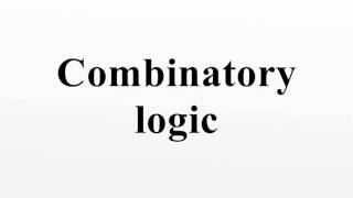 Combinatory logic [upl. by Ehtyde360]