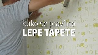 Kako se lepe tapete Pogledajte pravilan postupak [upl. by Jordison]