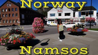 WALKING TOUR  NAMSOS  NORWAY 2020 [upl. by Biddie]