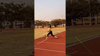 slow motion javelin session 🚀🚀sports [upl. by Kcaz]