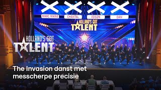 Megacrew The Invasion brengt INTENSITEIT en PRECISIE met dansact  Hollands Got Talent [upl. by Roze457]