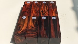 Exotic Rosewood Block Wood Turning Blank Natural Rosewood Block Raw Rosewood Material 2x2x6 inch [upl. by Kim]