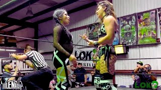 Brooke Havok vs Alice Blair Womens Wrestling Loko Wrestling  Houston TX [upl. by Laleb]