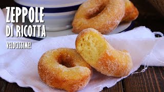 ZEPPOLE DI RICOTTA SENZA LIEVITAZIONE fatte in casa  Marianna Pascarella [upl. by Antonella]