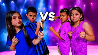 BATALHA DE RAP DE CASAL JOANA vs CASAL CRIA [upl. by Liddy291]