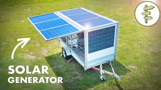 Innovative Solar Power Generator in a Portable Trailer – Clean amp Quiet Energy [upl. by Cofsky]