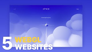 Top 5 WebGL Websites  Web Design Inspiration [upl. by Siloum]