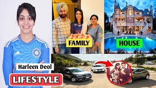 Harleen Deol  Cricketer  Lifestyle Boyfriend Age Family House Career amp Biography [upl. by Yensehc]