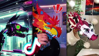 😱THE AMAZING Paper Dragon 🔥Puppet TikTok Compilation 150 [upl. by Koy]