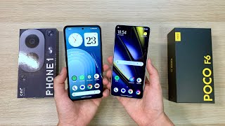 CMF Phone 1 vs Poco F6  Speed Test [upl. by Lorilee468]