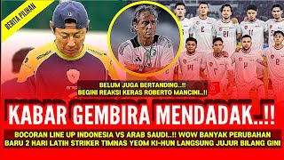 🔴TOP 10 PSSI‼️KETAR KETIR BOCORAN LINE UP TIMNAS VS ARAB SAUDI KOMENTAR MENGEJUTKAN YEOM KI HUN [upl. by Garneau]