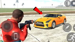 NISSAN GTR CHEAT CODE  Indian Bike Driving 3d  New Update [upl. by Akitan]