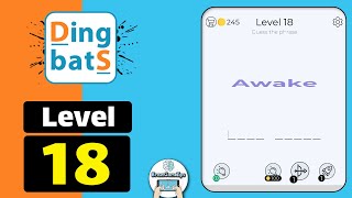 Dingbats Level 18 Awake Walkthrough [upl. by Shina160]