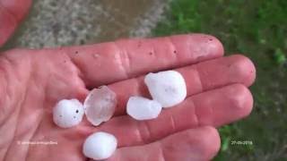 Hagelunwetter bei Gloggnitz 27052016 strong hailstorm [upl. by Kress]