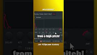 Pitch Glide Effect In Seconds  FL Studio Tutorial shorts [upl. by Znerol36]