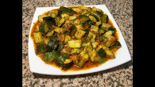 RECETTE EXPRESS D’ÉTÉ LES COURGETTES À LA MAROCAINE [upl. by Negem826]