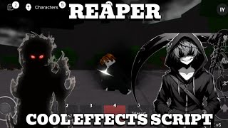 💪 NEW Reaper Effects and Skills Script  The Strongest Battlegrounds [upl. by Anna]