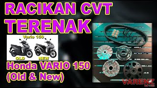 Racikan CVT Terenak Honda VARIO 150 old amp new  Andrea Varenz [upl. by Akirdnas]