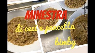 Minestra di ceci e pancetta [upl. by Aryahay]