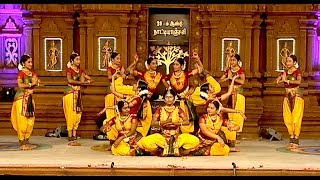 SDN in Chidambaram Natyanjali 2019  Lathangi Varnam part 2  Bharathanatyam Dance [upl. by Enneibaf]