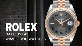 Rolex Datejust 41 Wimbledon Watches Review  SwissWatchExpo [upl. by Vinay]