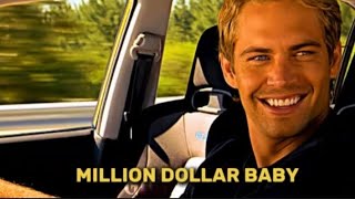 TOO FAST TOO FURIOUS PAULWALKER MILLIONDOLLARBABY Tommyrichman [upl. by Ativ]