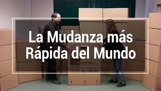 ¡La Mudanza más Rápida del Mundo Especial Cajas para Mudanzas [upl. by Ispep]