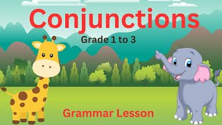 Conjunctions  Types  Grade 3  4  kids  What are conjunctions Conjunctions in English Grammar [upl. by Nilecoj]