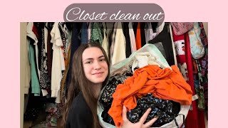 Much needed closet clean out [upl. by Kathlene826]