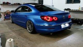 VW Passat CC R36 Azur Blau Metallic Matt Bilder [upl. by Adamek]