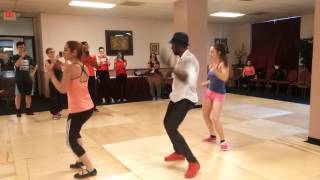 SFO Rueda Festival 2016  Salsa suelta routine by instructor Roly Maden [upl. by Etnuaed]