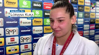 Judo World Championships Tokyo 2019 🎤Interview with Loriana Kuka 🇽🇰 [upl. by Allbee]