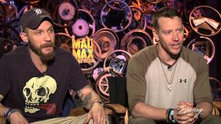 TOM HARDY interview for Mad Max Fury Road [upl. by Arahs]