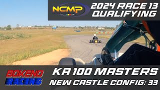 KRA 2024 Race 13  Qualifying  New Castle Motorsports Park 33  KA Master  Elliot Bokeno Onboard [upl. by Nalim663]