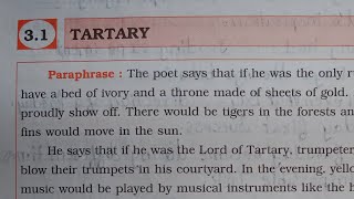 7th STD English Workbook Chp 31 Tartary omeducation8606 [upl. by Annaet]