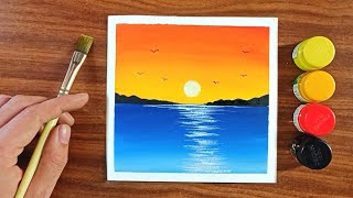 Poster colour painting for beginners  Poster colour painting ideas [upl. by Eat149]