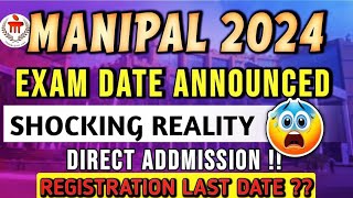 Manipal Exam Date 2024 Phase 1  Last date of MET registration 2024 [upl. by Nonnaihr]