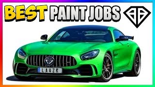 GTA Online  BEST Rare Paint Jobs for the NEW Benefactor Schlagen GT Car GTA V [upl. by Kamaria938]