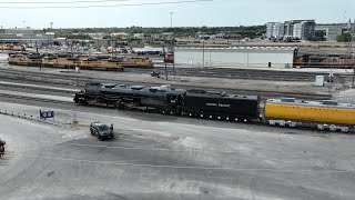 Union Pacific Big Boy 4014 enters UP Davidson Yard 101124 [upl. by Miyasawa]