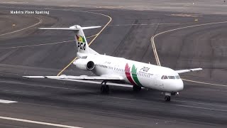 Aeroporto da Madeira BELAS Aterragens e Descolagens PGA Portugália Transavia Luxair [upl. by Myrah371]