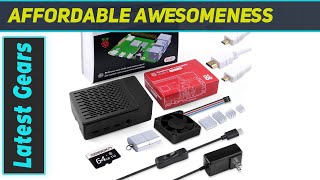 GeeekPi Raspberry Pi 4 4GB Starter Kit  64GB Edition The Ultimate Raspberry Pi Bundle [upl. by Laeria]