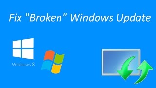 How to fix quotbrokenquot Windows Update on Windows 7 and Windows 81 [upl. by Michella]