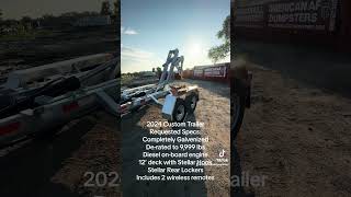 Hooklift Trailer Galvanized Diesel Engine CamConcept [upl. by Diamante922]