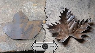 DIY  Metal leaf [upl. by Nalyk]