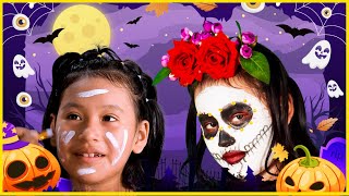 Maquillaje de Halloween  Día de Muertos [upl. by Oakman]