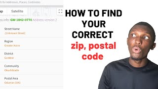 How to find the correct ZIP code or POSTAL code for your area [upl. by Maxma]