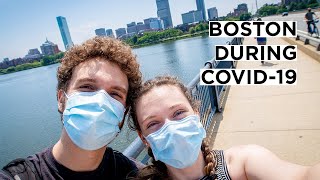 Exploring BOSTON USA During COVID19  Walking the Charles River [upl. by Hurd848]