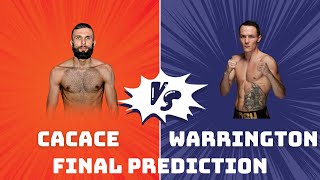 Anthony Cacace vs Josh Warrington Final Prediction [upl. by Hashim]