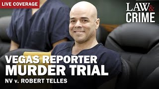 LIVE Vegas Reporter Murder Trial — NV v Robert Telles — Hearing [upl. by Coltin]